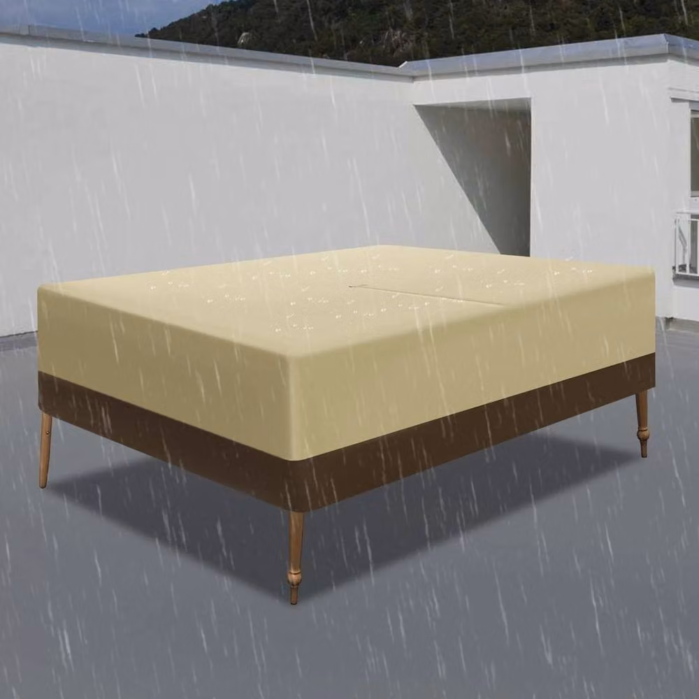 FORGEVIO Waterproof Outdoor Patio Sofa Cover in Beige – 2