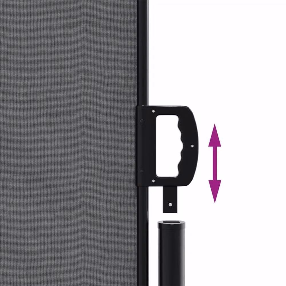 Berkfield Home Retractable Single Side Awning in Anthracite Grey, W/H: 1000 x 140 cm – 5