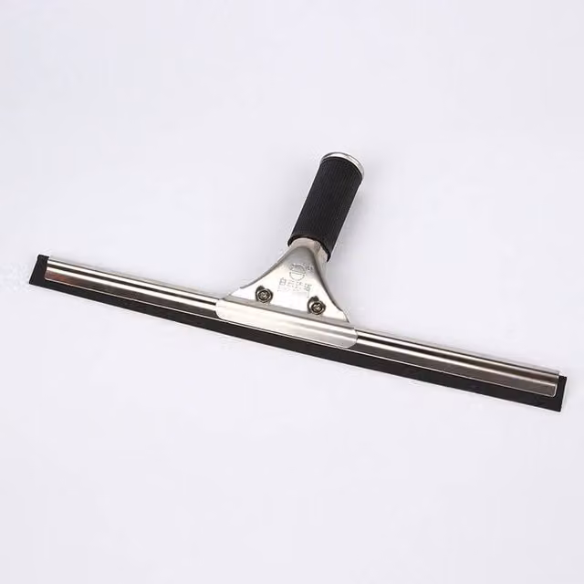 VOGREX Pro Window Squeegee Glass Cleaner Applicator Wiper in Silver and Black, 45 cm – 1