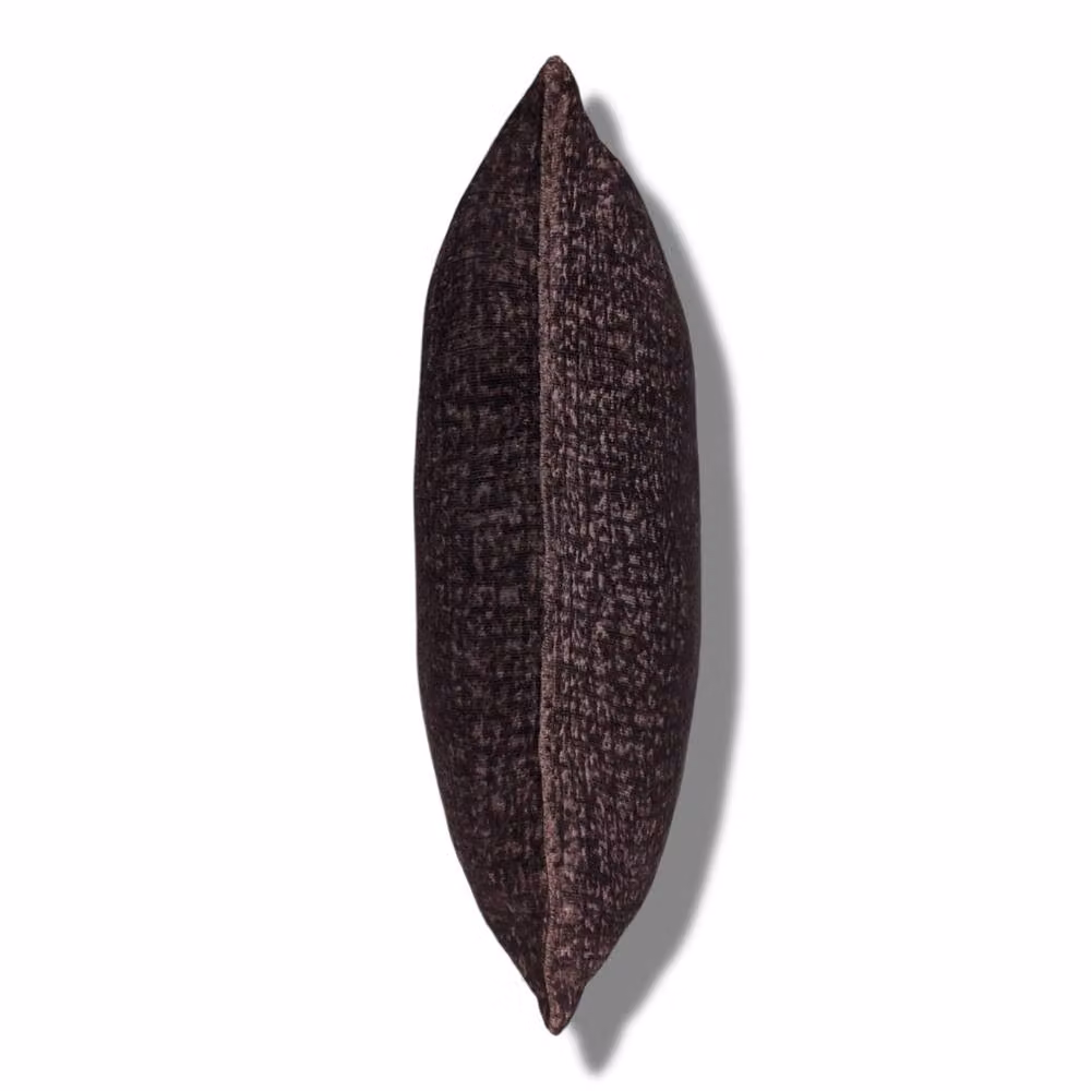 Kampala Hill Belmont Set of 4 Chenille Textured Square Decorative Cushions with Covers, Aubergine, W/D/H: 55 x 55 x 55 cm – 3