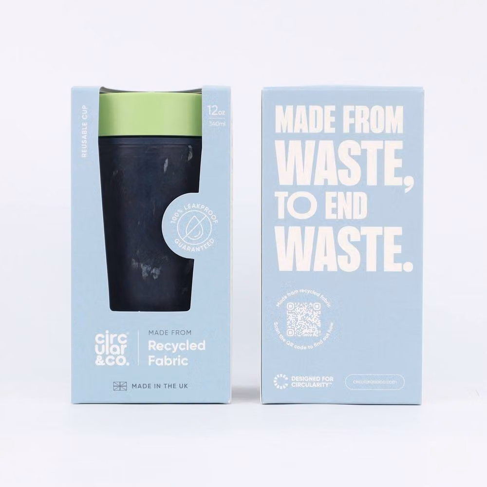 Circular & Co Reusable Coffee Cup in Pale Green, 355 ml – 2
