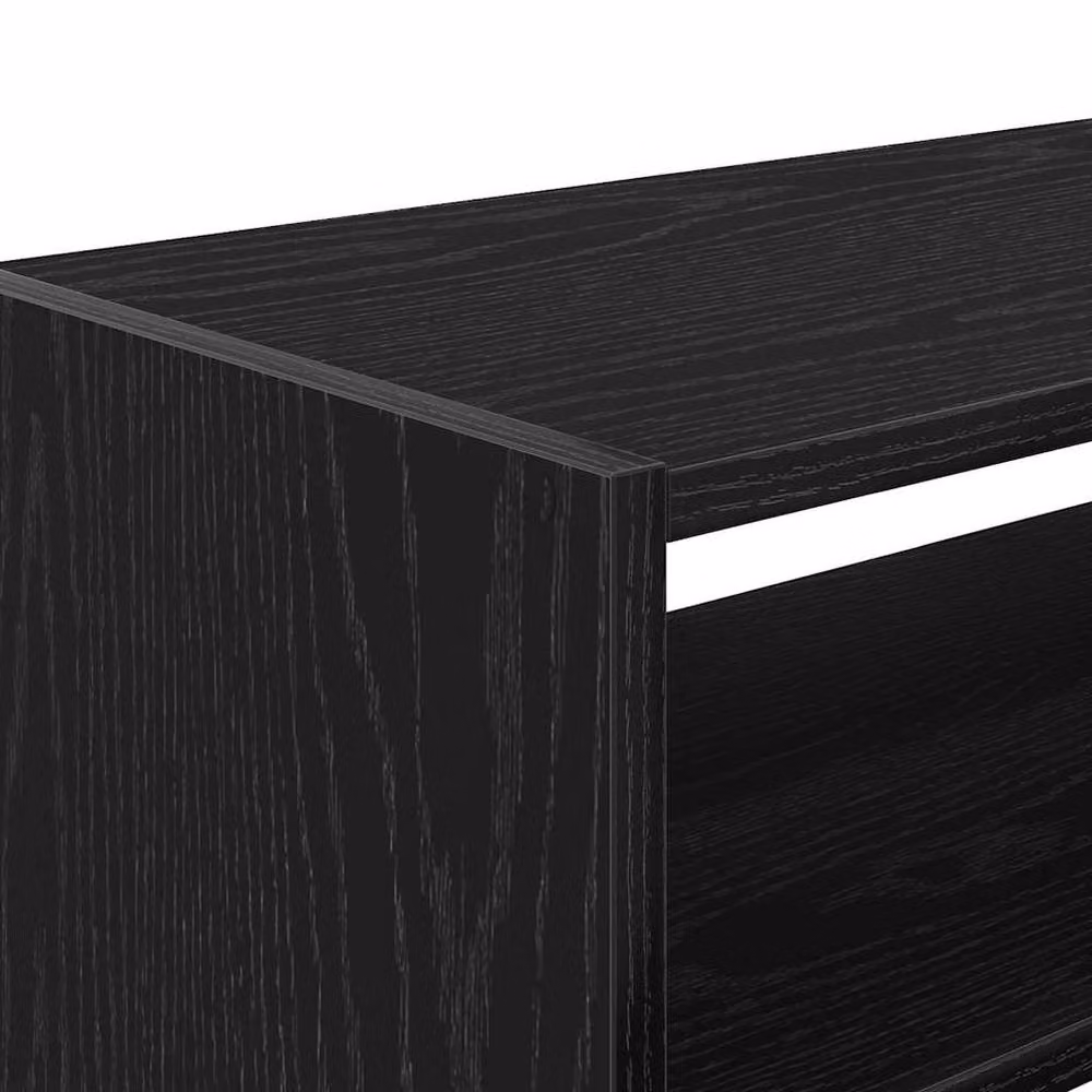 Berkfield Home Stackable Shoe Racks, 2 Pack, Black Oak, W: 60 cm, D: 30 cm, H: 30.5 cm – 6