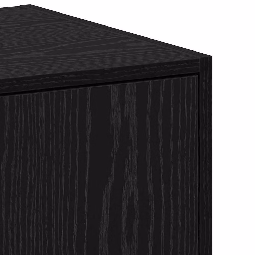 Berkfield Home Apothecary Cabinet in Black Oak, W: 40.0 cm, D: 41.0 cm, H: 77.5 cm – 5