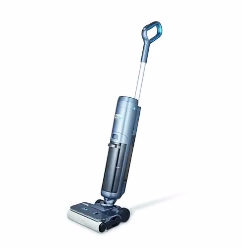 Tower T547003 Aquajet Pro Cordless Wet & Dry Hardfloor Cleaner in Titanium and Grey with LED Display and Edge Cleaning – 1