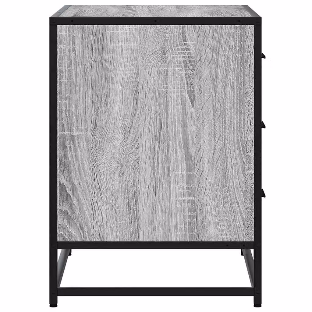 Berkfield Home Grey Sonoma Drawer Cabinet W/D/H: 70 x 41 x 56 cm – 3
