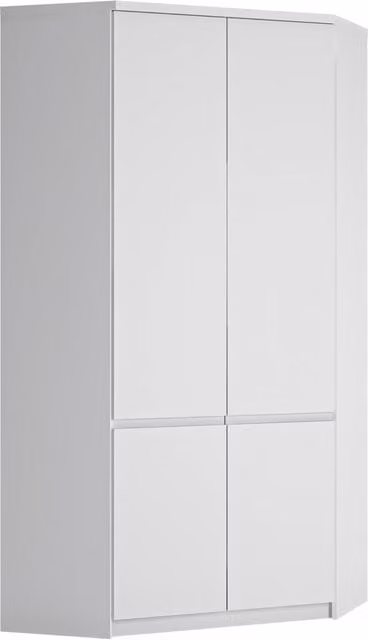 Furniture To Go Fribo Corner Wardrobe in White