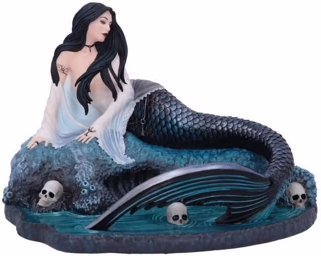 Nemesis Now Anne Stokes Sirens Lament Mermaid Enchantress Figurine in Blue and Multicolour, Height: 22 cm
