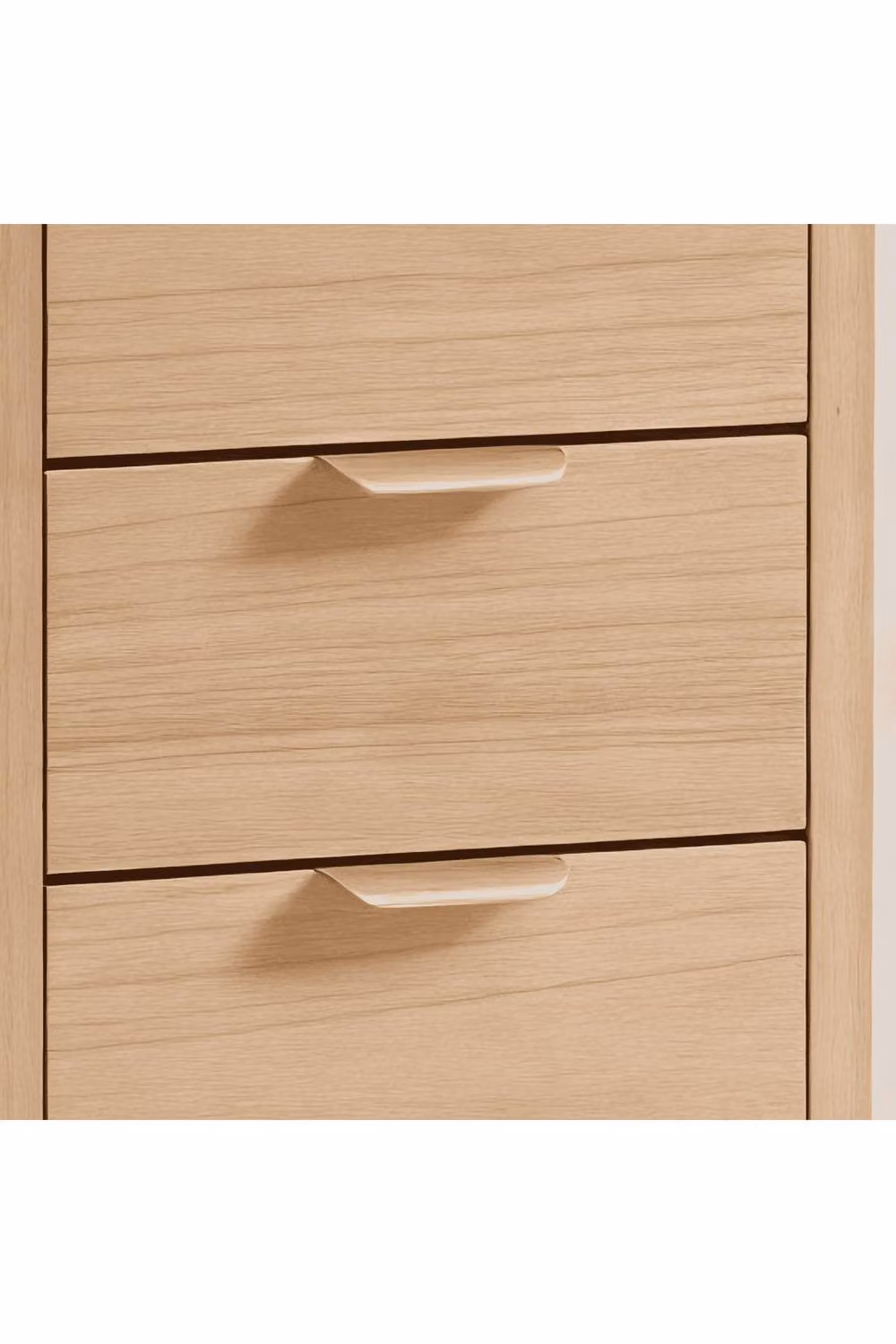 Home Source Freya 5 Drawer Wooden Storage Chest in Brown – 2