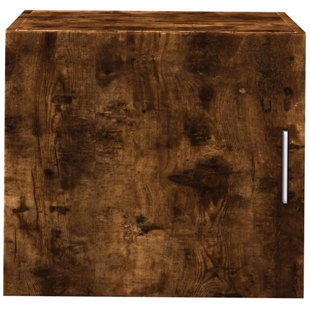 Berkfield Home Wall Mounted Smoked Oak Cabinet in Brown, W/D/H: 45 x 42.5 x 40 cm – 3