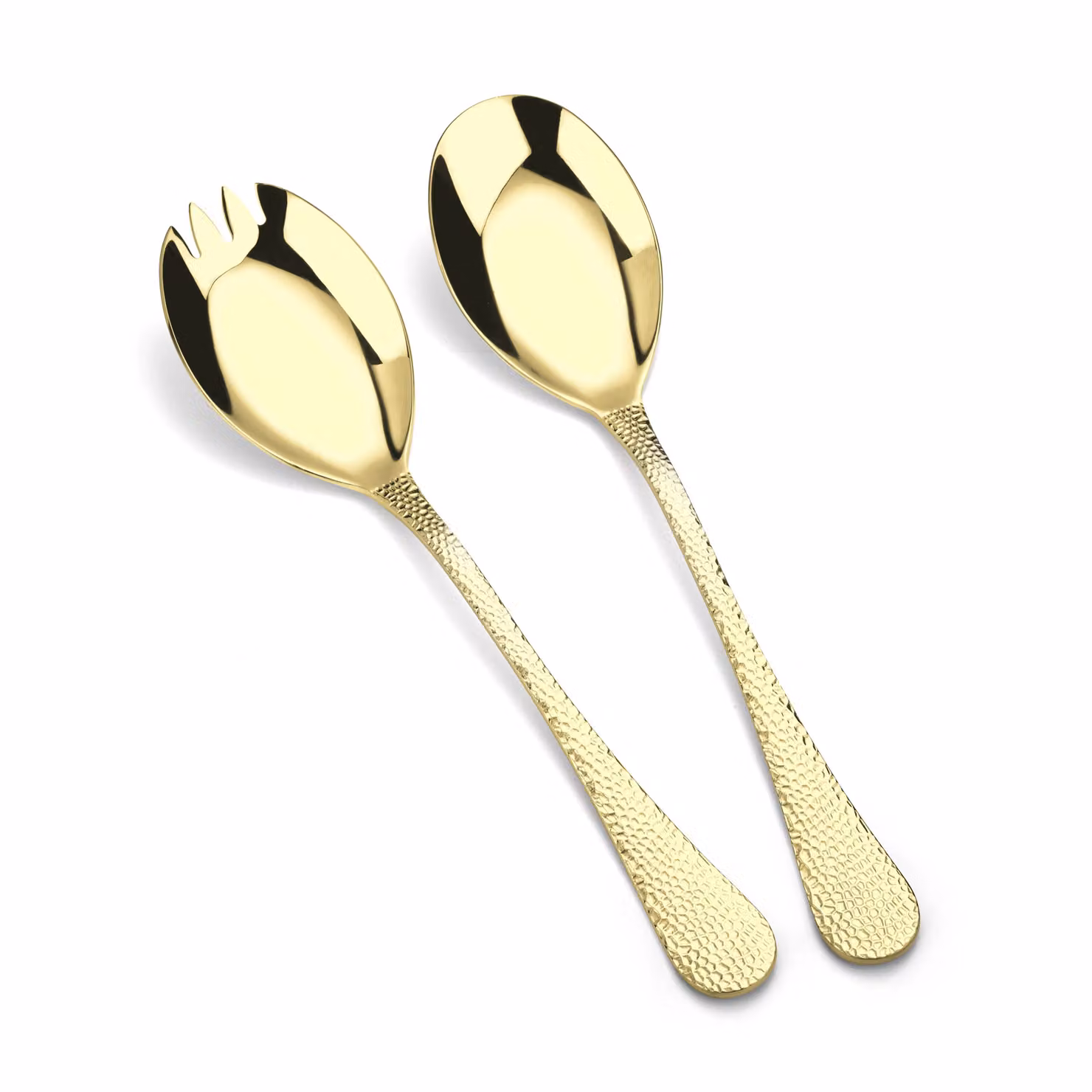 Arthur Price Champagne Avalon Gold Coated Stainless Steel Pair of Salad Servers – 2
