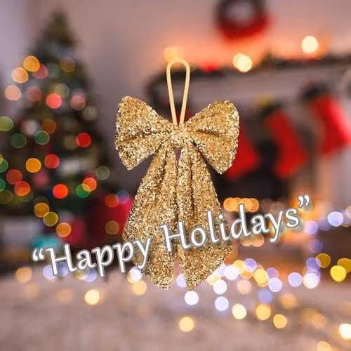 VFM e-Store Gold Sequins Bow Hanging Decoration W: 58 cm, H: 58.98 cm – 4