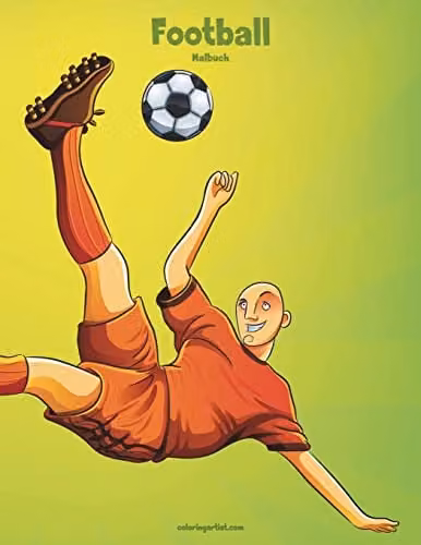 Football Colouring Book Volume 1 by Createspace, Multicolour