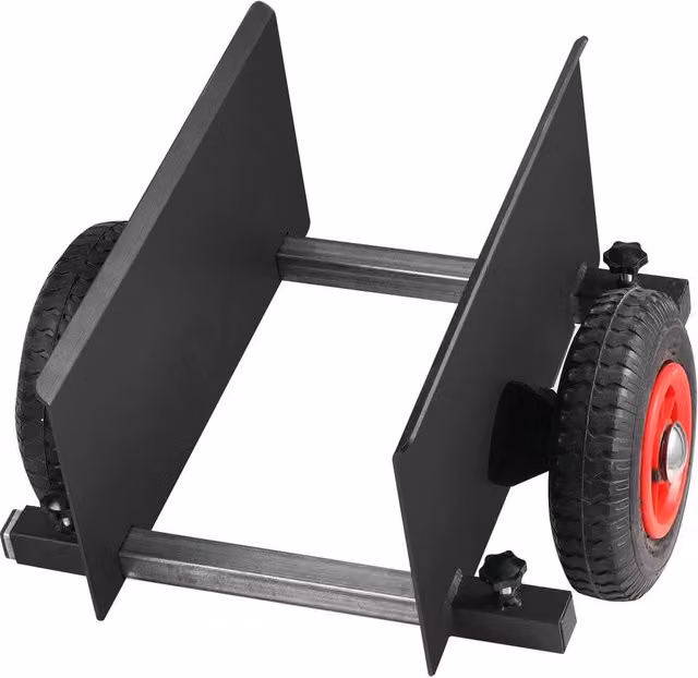 SPETLEK Black Steel Panel Dolly and Drywall Door Cart with 600 lbs Capacity – 1