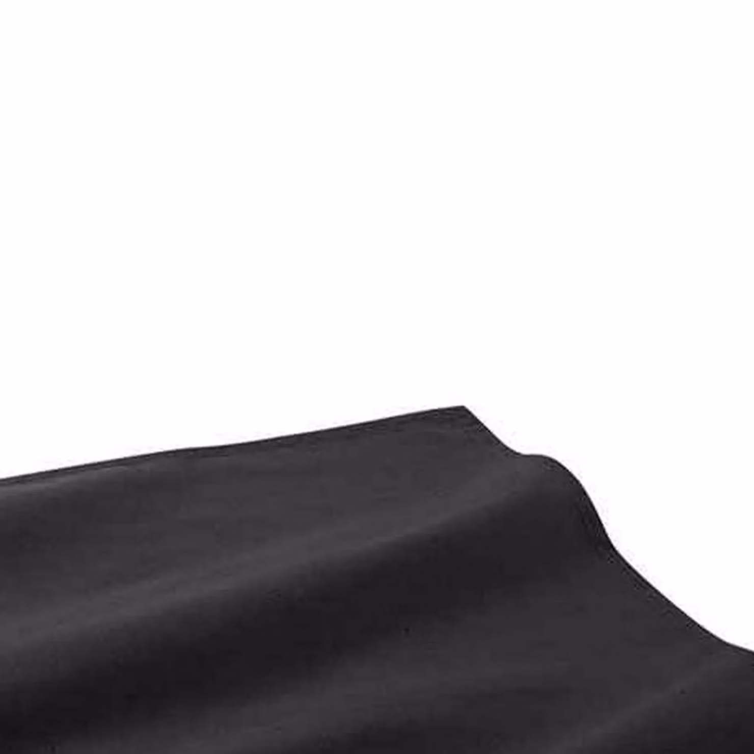 Westford Mill Plain Black Cotton Tea Towel with Hanging Loop – 2