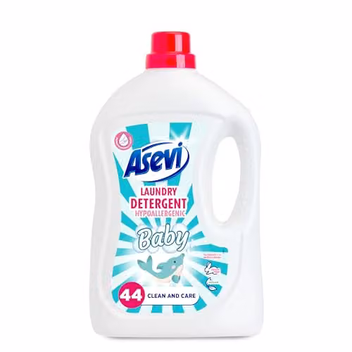 Asevi Baby Laundry Detergent Washing Liquid, 2376ml, 44 Washes