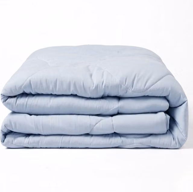 Homescapes Cooling Summer Coverless Duvet, Light Blue, Single