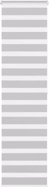 Berkfield Home Zebra Blind in Grey Polyester, W: 60 cm, H: 200 cm