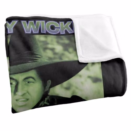 LOGOVISION The Wizard Of Oz Wicked Witch Silky Touch Super Soft Fleece Throw Blanket, Multicolour, W: 152 cm, D: 127 cm – 2