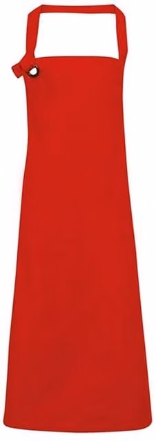 Premier Calibre Bibbed Apron in Red