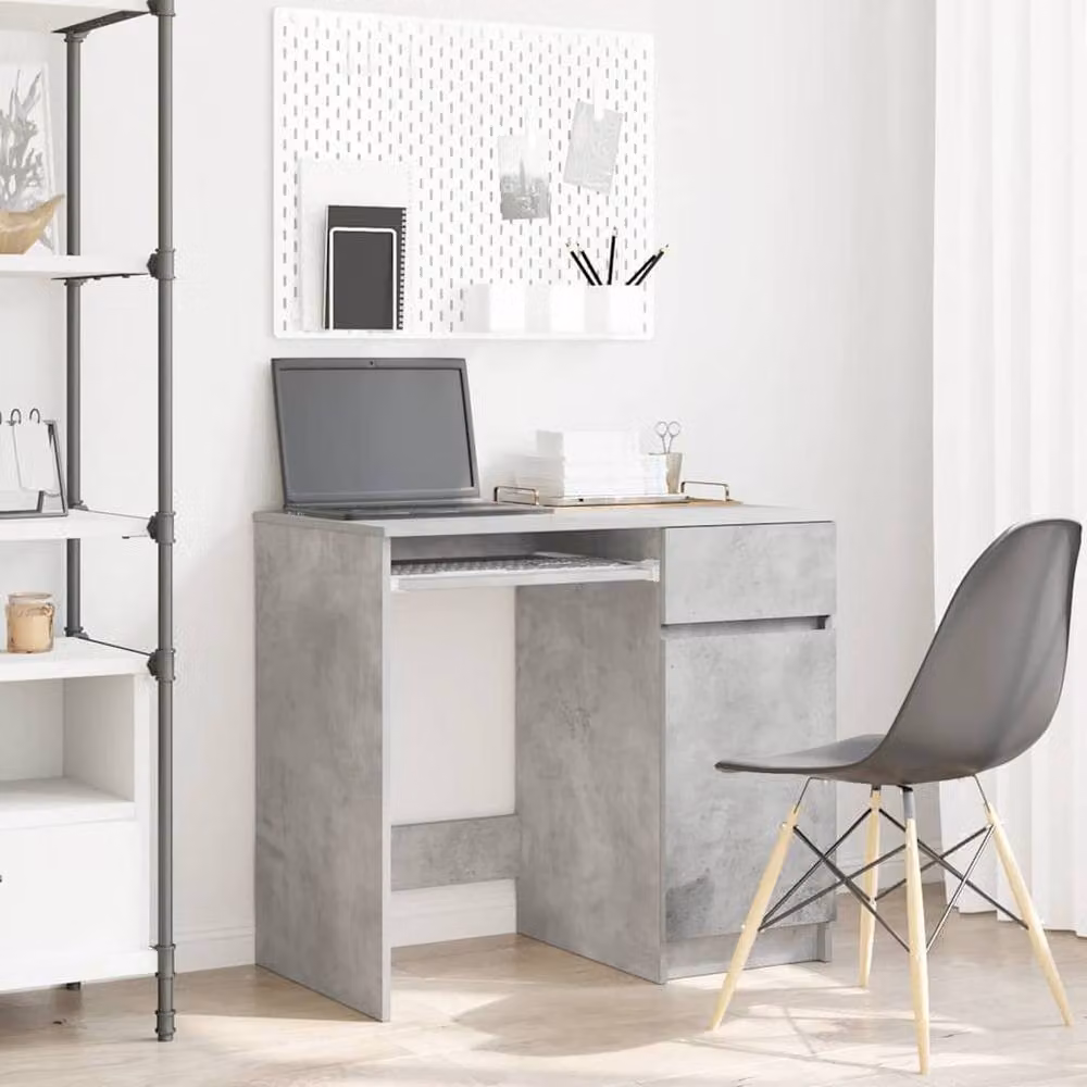 Berkfield Home Writing Desk in Grey, W/D/H: 86 x 49 x 76 cm – 2