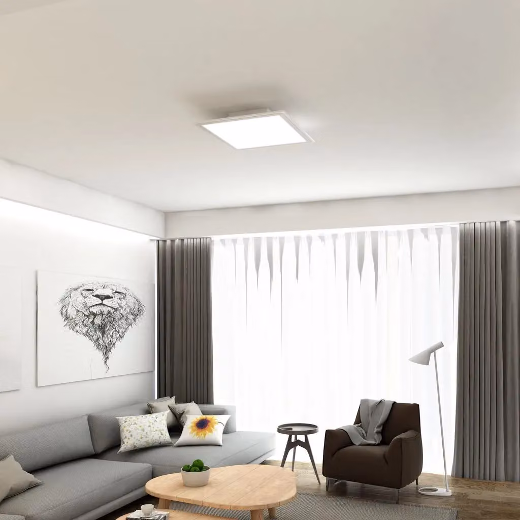 Briloner 12W LED Square Ceiling Lamp, White, W/D: 29.5 x 29.5 cm – 3