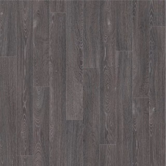 Primus Grey Wood Effect Plank Vinyl Flooring, 2.5mm Thickness, W: 300 cm x D: 400 cm