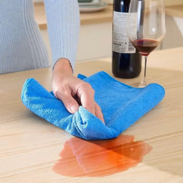 Clarsen Oversized Microfibre Cleaning Tea Towel, Multicolour and Blue, Highly Absorbent and Low Lint – 1