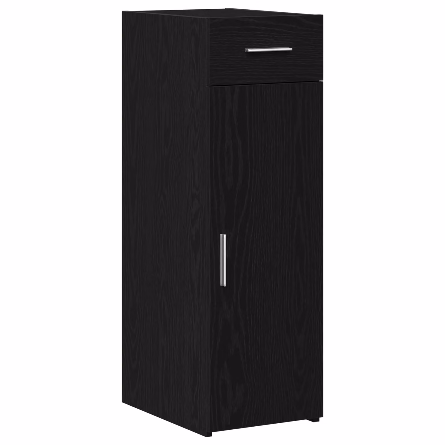 Berkfield Home Black Oak Sideboard, W/D/H: 93 x 30 x 42.5 cm – 2