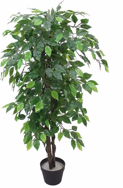 Leaf 120 cm Artificial Ficus Tree in Green – 1