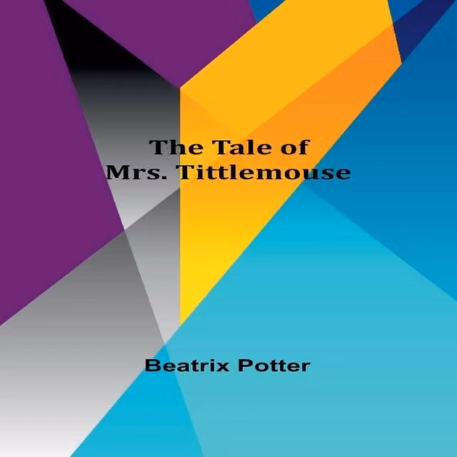 Beatrix Potter The Tale of Mrs. Tittlemouse Paperback Book in Orange and Multicolour