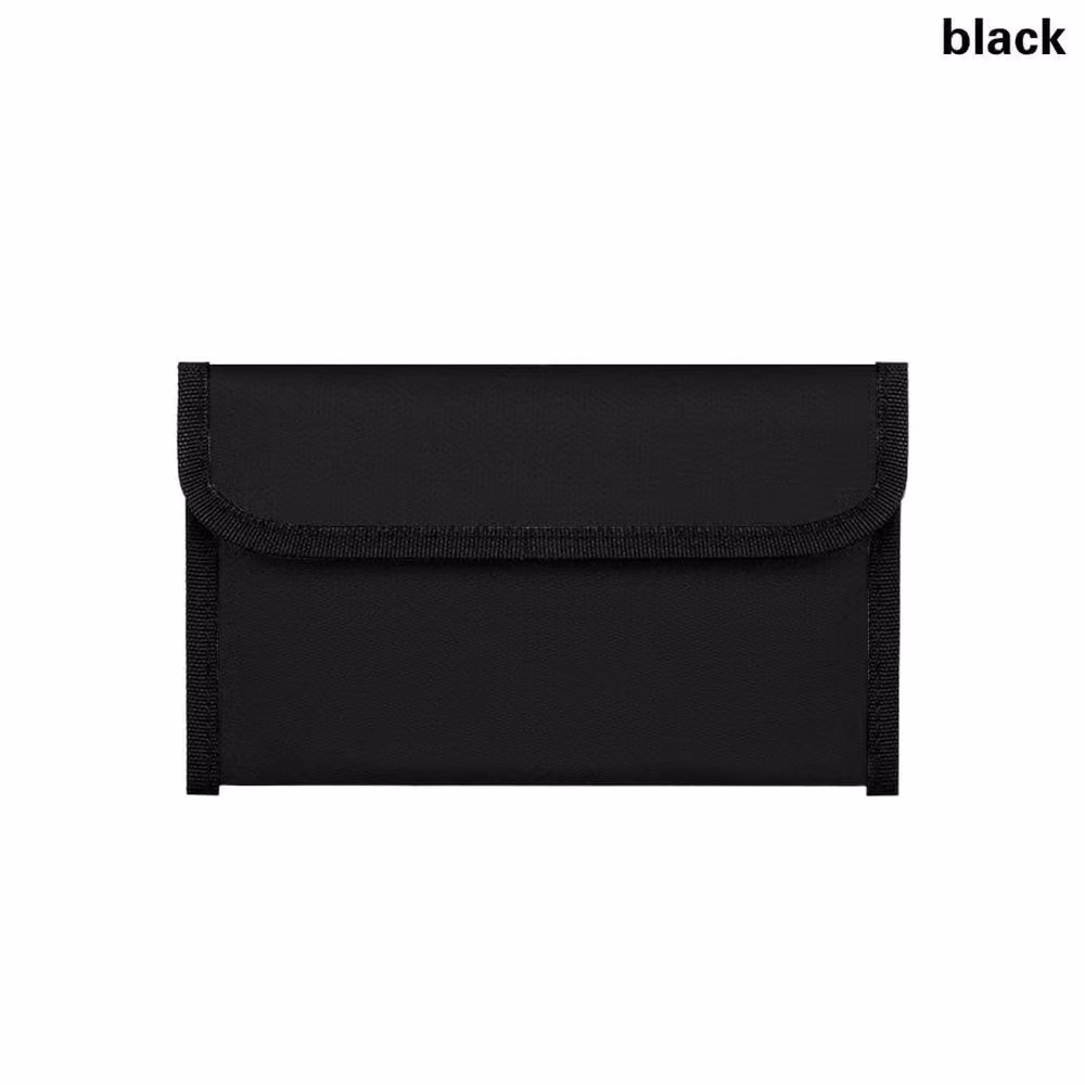 FLAVORA Black Fireproof and Waterproof Document Storage Pouch, Width: 50 cm – 2
