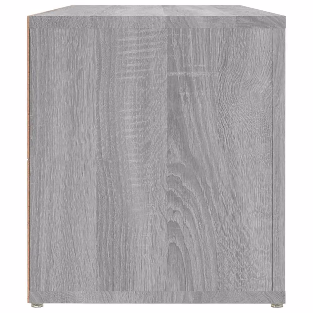 Berkfield Home Modern Grey Sonoma TV Cabinet in Engineered Wood W/D/H: 100 x 31.5 x 35 cm – 3