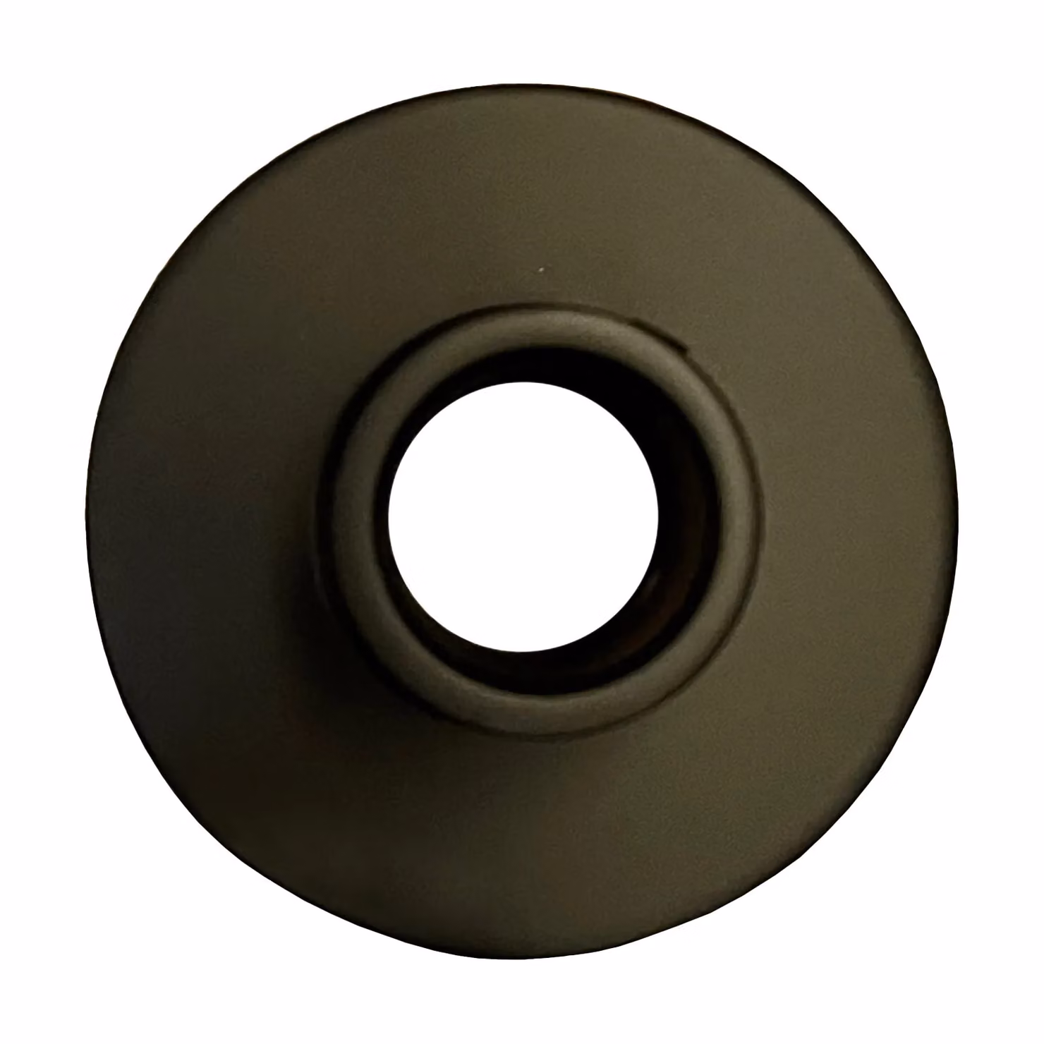 Nes Home Round Replacement Wall Mounted Bracket Support for Shower Rails in Brushed Black – 3