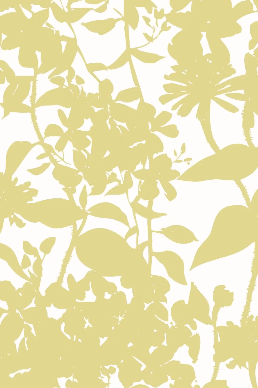 Hoopla Walls Summer Silhouette Matt Wallpaper in Yellow – 2