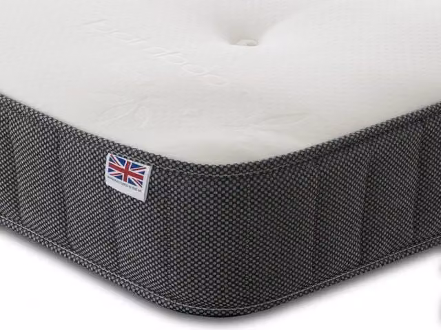Shire Louisville Grey Hybrid Latex Mattress in a Box, Super King Size, W/D/H: 180 x 200 cm