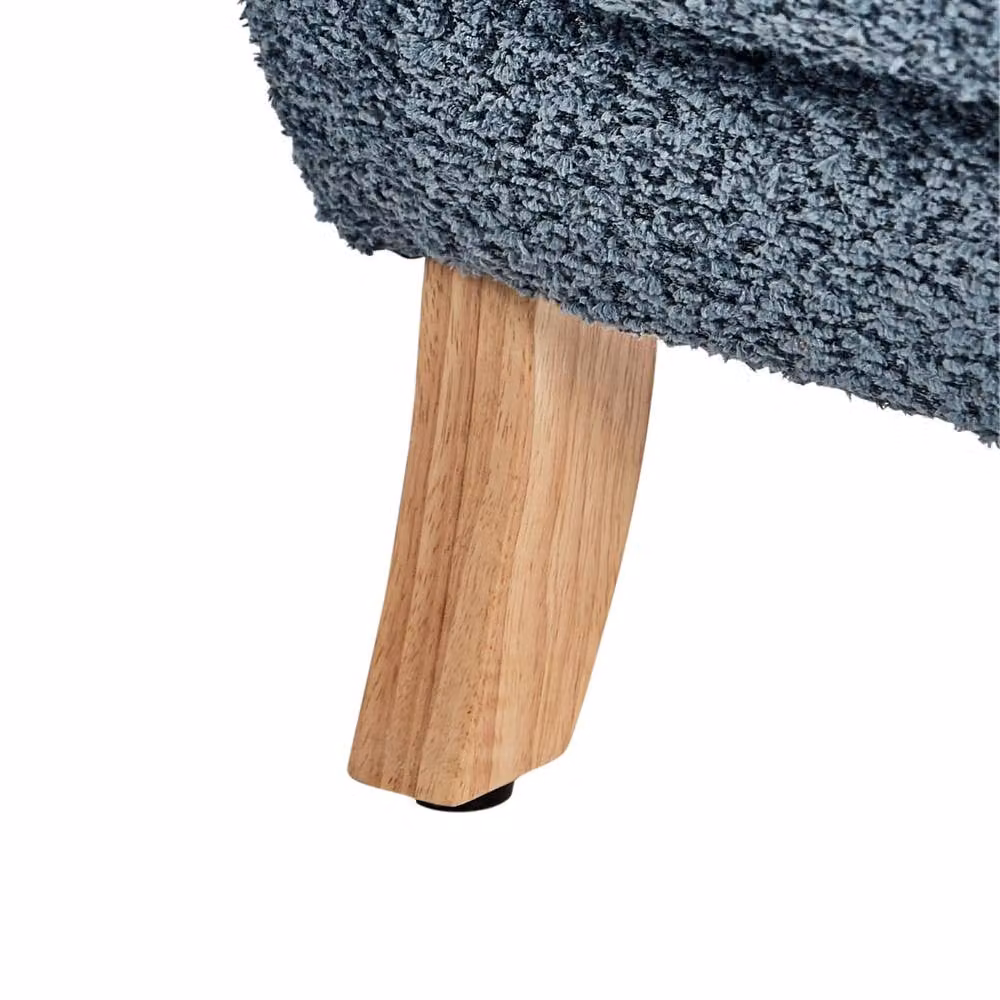 Wyld and Coco Bouclé Armchair for Children in Blue – 4