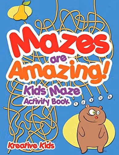 Kreative Kids Mazes are Amazing! Kids Maze Activity Book, Multicolour