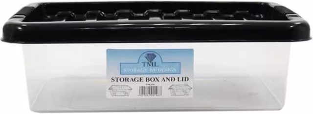 TML Transparent Plastic Shoe Box with Lid – 1