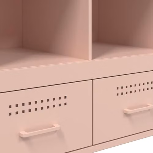 vidaXL Industrial Steel Highboard in Pink, W/D/H: 68 x 39 x 101.5 cm – 3