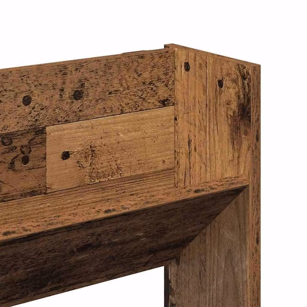 FORGEVIO Wall Mounted Shoe Cabinet in Light Oak, W/D/H: 80 x 18 x 90 cm – 5