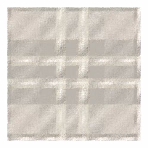 Superfresco Easy Eildon Weave Stone Wallpaper in Beige Checked Pattern – 1