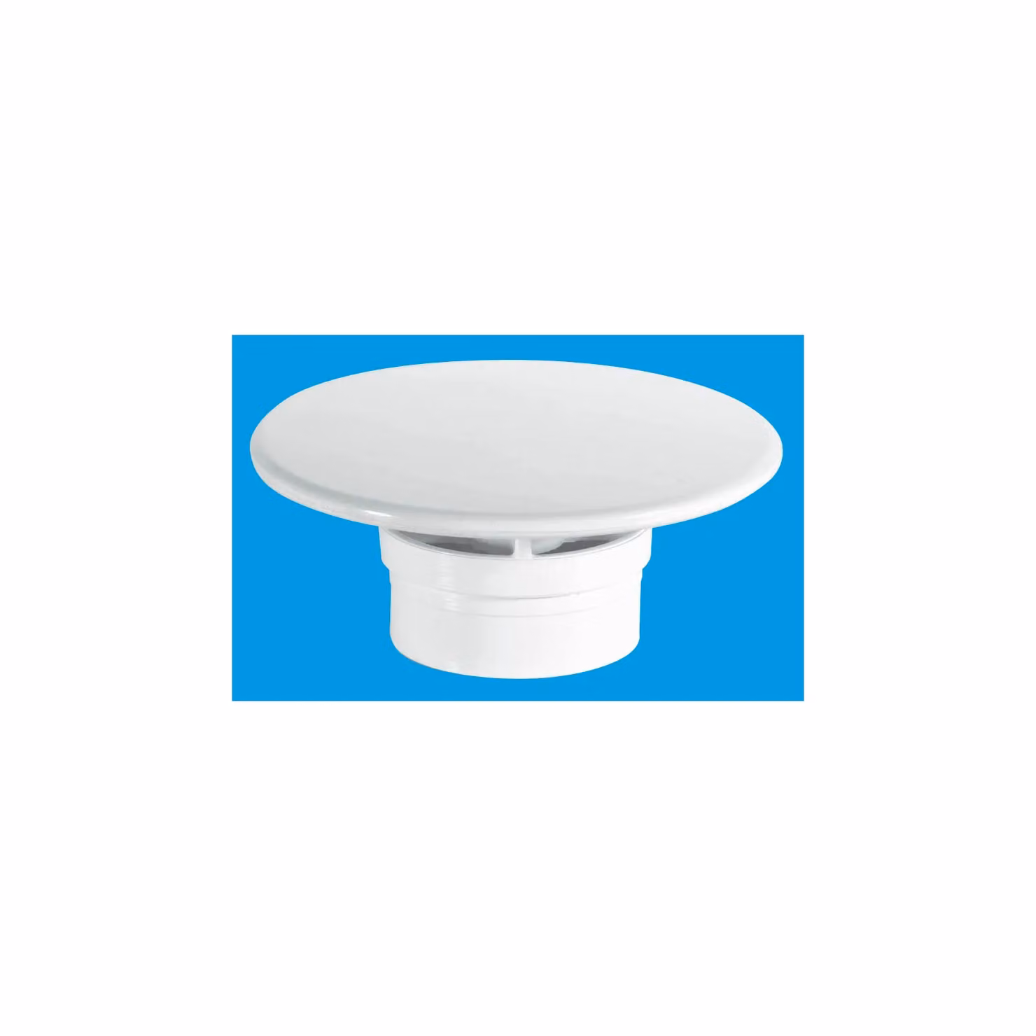 McAlpine STW85WHM White Plastic Mushroom Flange for 1.5 inch Shower Traps – 2