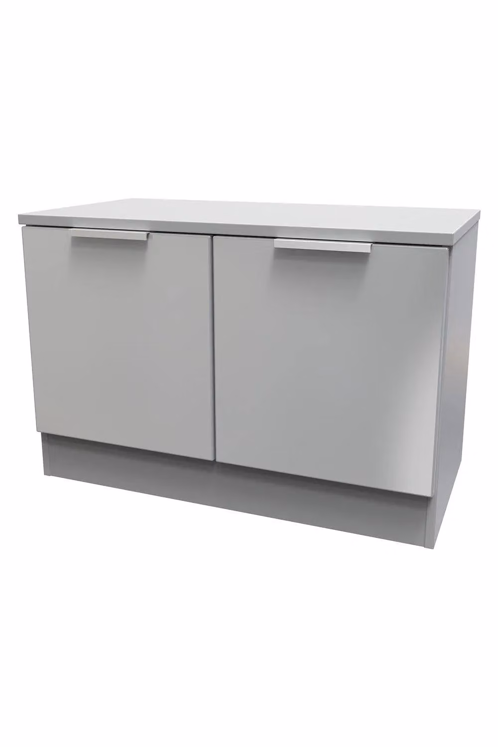 Ready Assembled 2 U Dover Compact 2 Door TV and Media Unit in Matt Dark Grey – 2