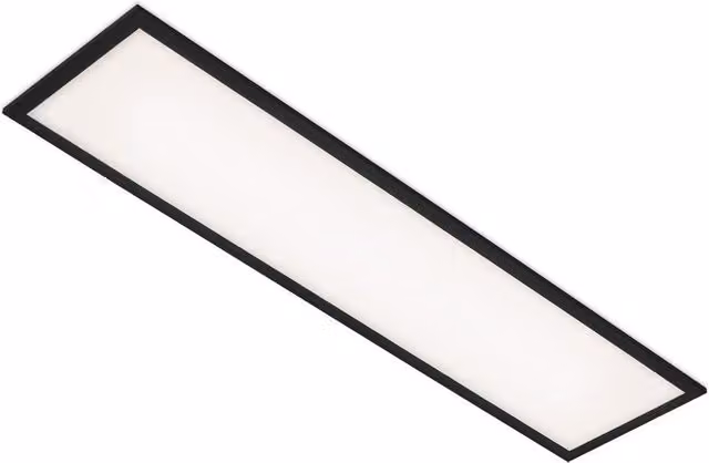 Briloner 22W LED Ceiling Panel, White/Black, L 100 x W 25 x H 6 cm – 1