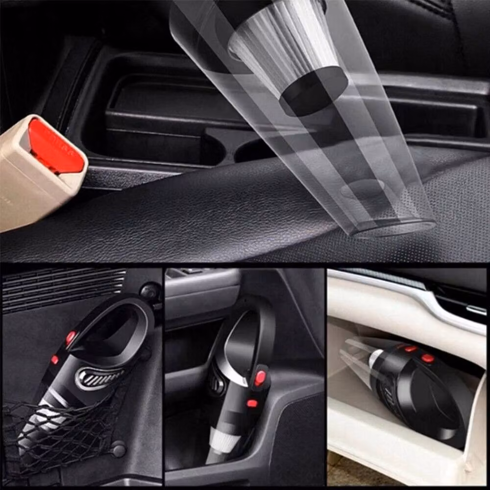 NESTLUNE Powerful Wet and Dry Wired Car Vacuum Cleaner in Black, W/D/H: 100 x 15 cm – 4