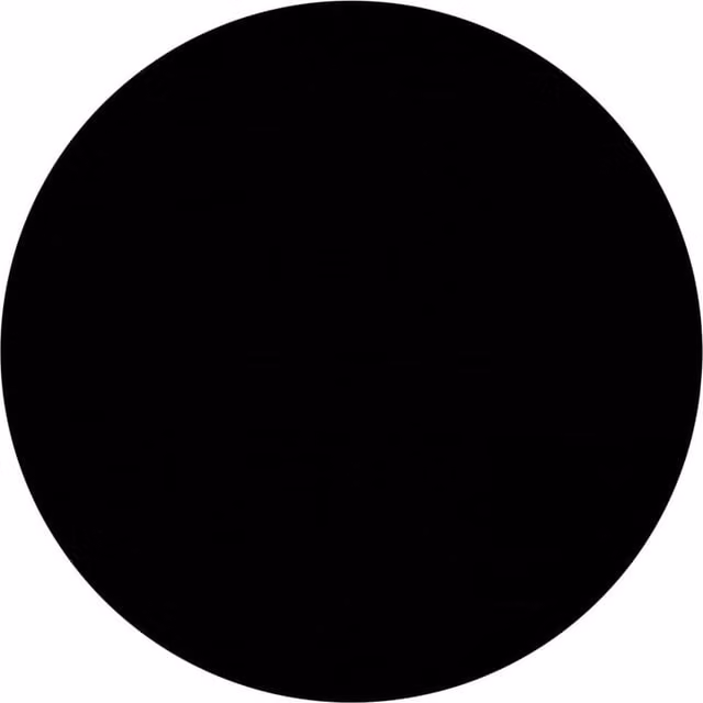 Berkfield Home Modern Round Black Coffee Table with Glossy Tempered Glass, W/D/H: 40 x 40 x 40 cm