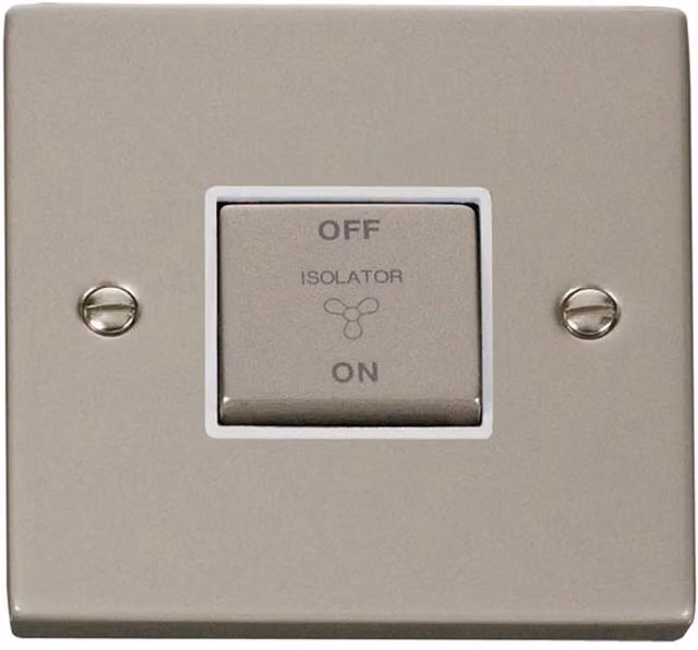 SE HOME White 1 Gang Surface Mount Plastic Fan Isolation Switch