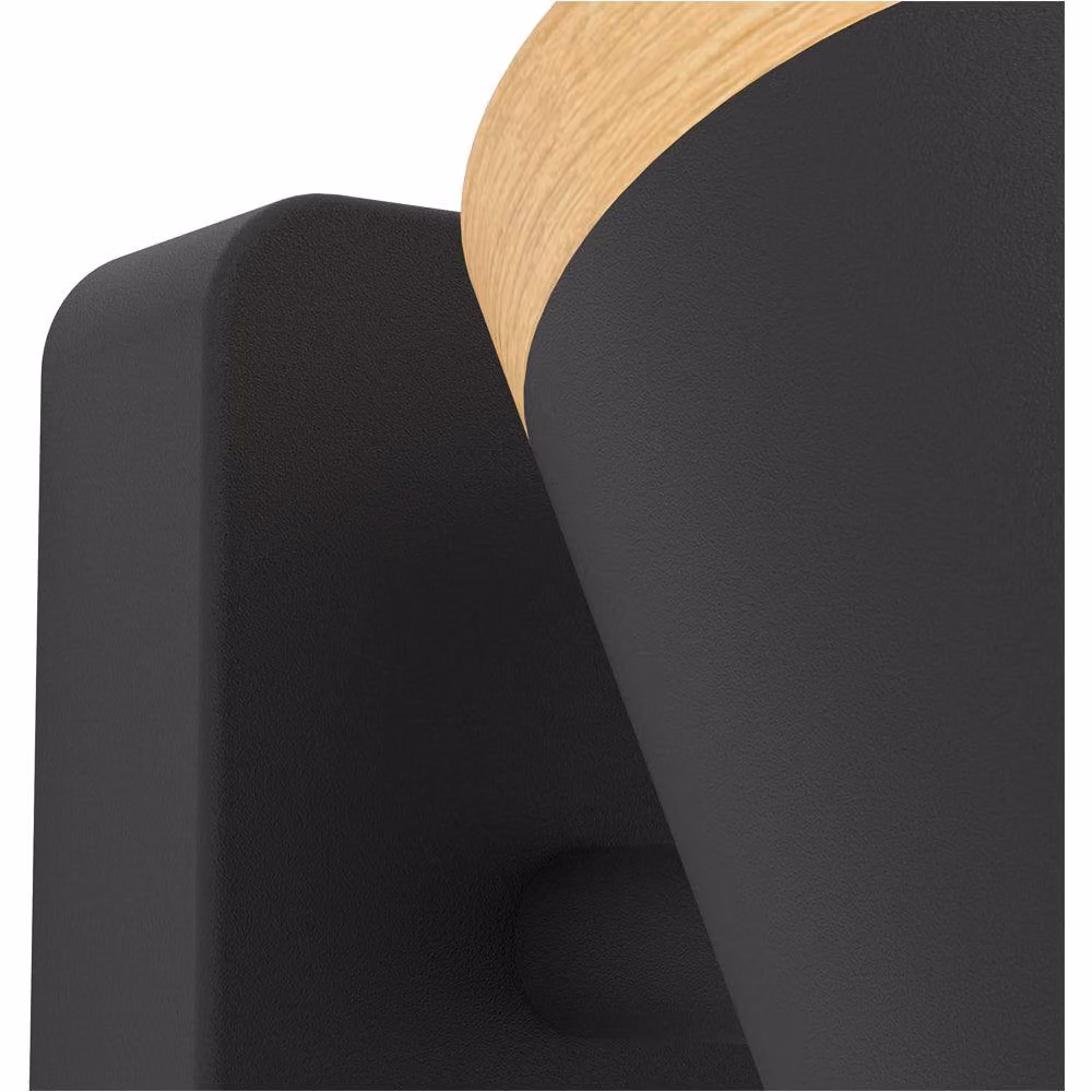 Loops Modern Triple LED Bathroom Ceiling Spotlight in Black and Brown with Adjustable GU10 Downlights – 3