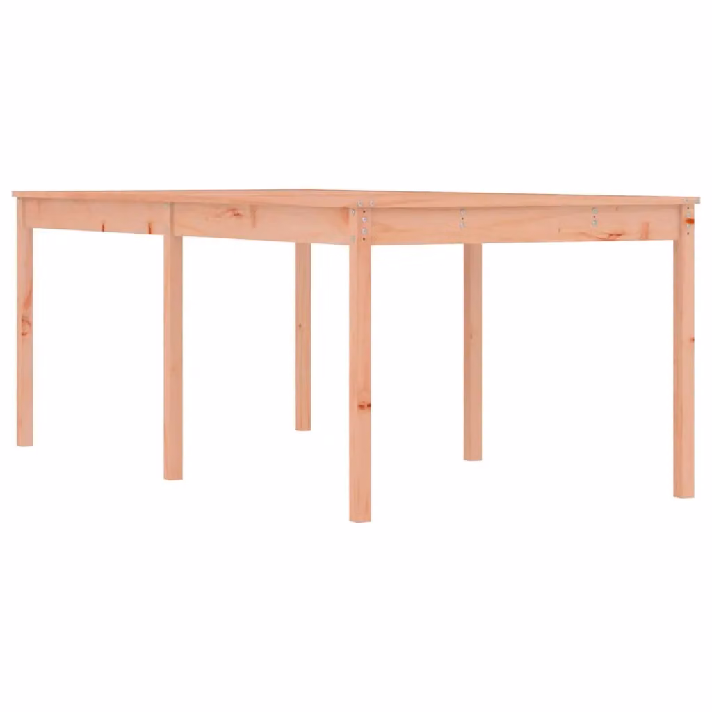 Berkfield Home Rectangular Garden Table in Brown Solid Douglas Wood W/D/H: 203.5 x 100 x 76 cm – 2