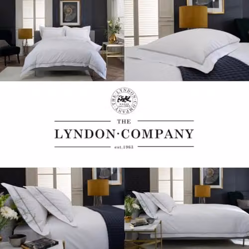 The Lyndon Company Hampstead 200 Thread Count 100% Cotton Duvet Cover and Pillowcase Set in Silver – 8